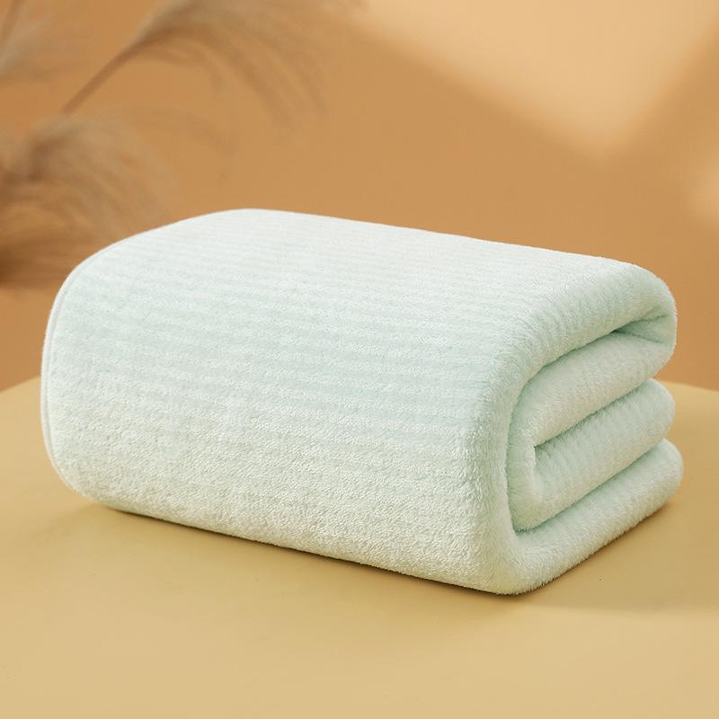 Полотенце Коралловый флис банное полотенце Новое пляжное полотенце Быстросохнущее банное полотенце Впитывающее большое полотенце Женское банное полотенце Не чистый хлопок 70*140cm